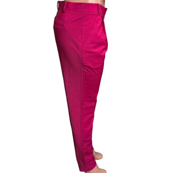 MONIKA CHIANG Elegant Hot Pink Wool Blend Trouser - Picture 3 of 14